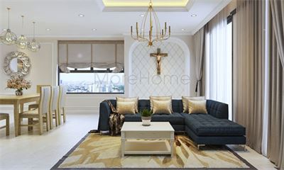 Sản xuất sofa tân cổ điển đẹp cho căn hộ Kingston Residence