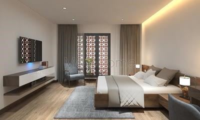 Các mẫu giường ngủ gỗ đẹp cho nhà ống