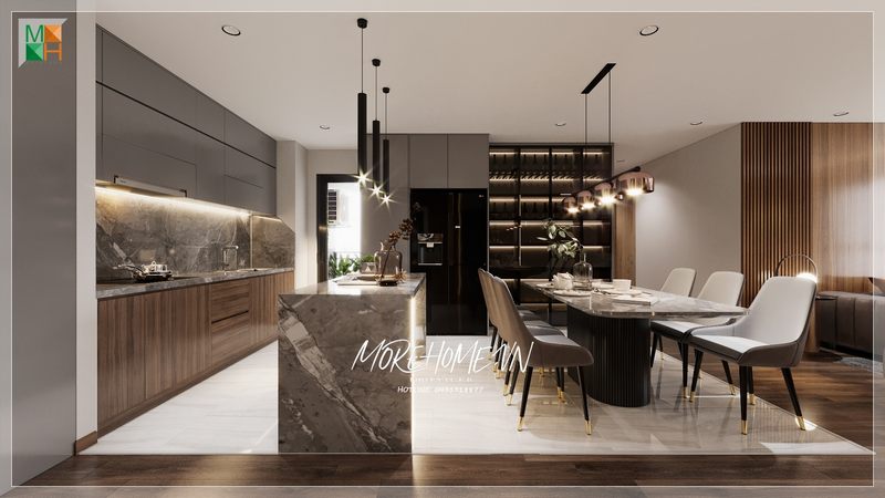 Bộ bàn ghế ăn với kiểu dáng thiết kế đơn giản song lại mang đến 1 không khí gia đình đầm ấm hạnh phúc cho mọi nhà.